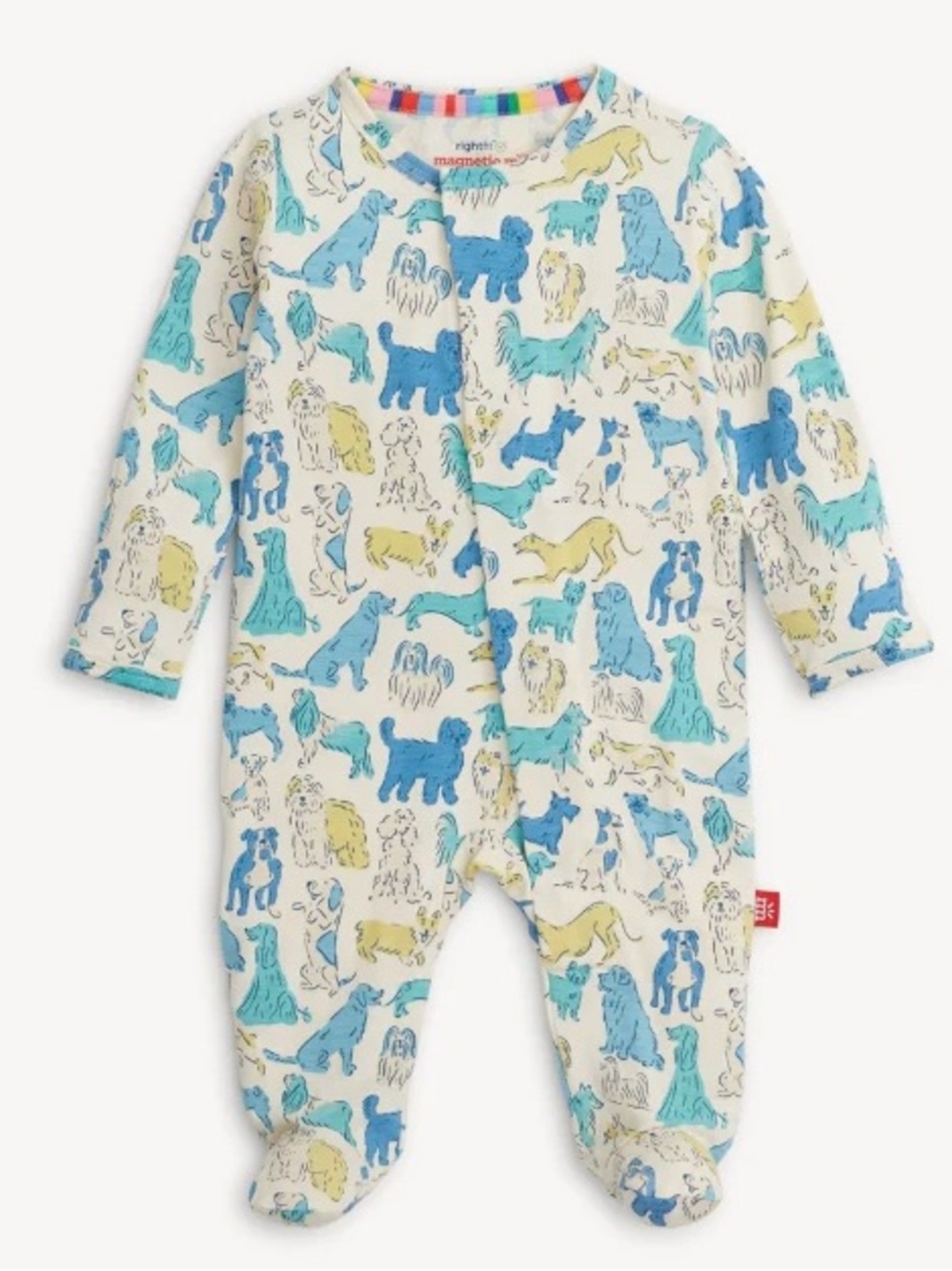 Magnetic Me footies modal sleeper it’s a pawty baby boy dogs puppies unisex girl